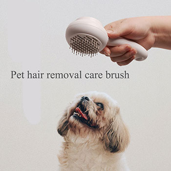 Pet hair removal care brush